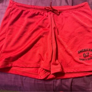 Red Women's Shorts